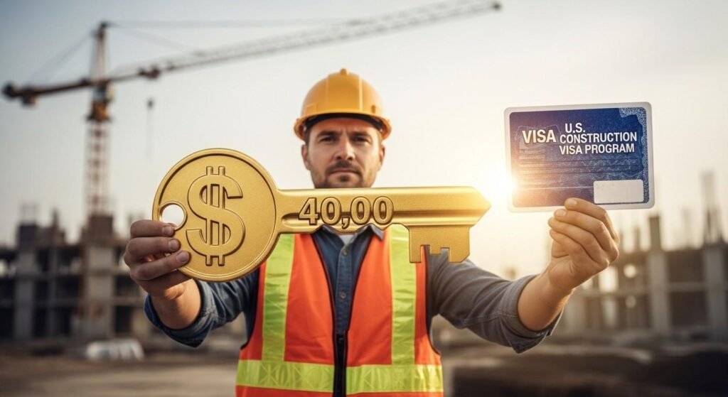 Opportunity to Get Paid $40,000 to Relocate to the U.S. via the Construction Visa Program